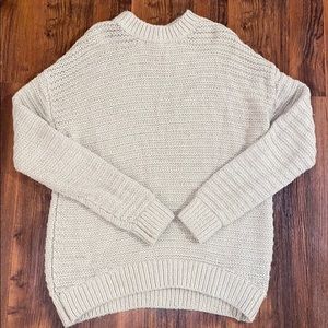 H&M oversized oatmeal sweater